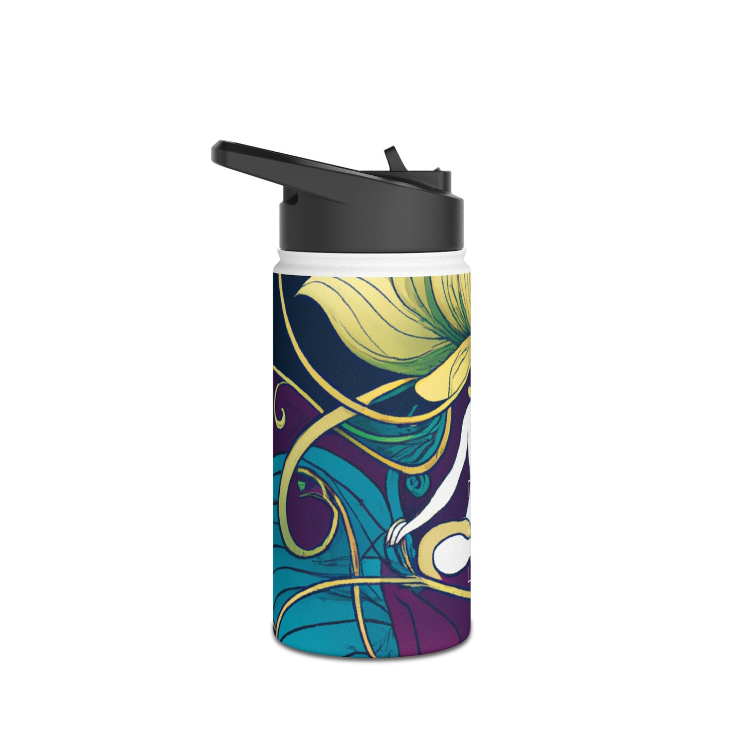 "Lotus Serenity Dance" - Water Bottle