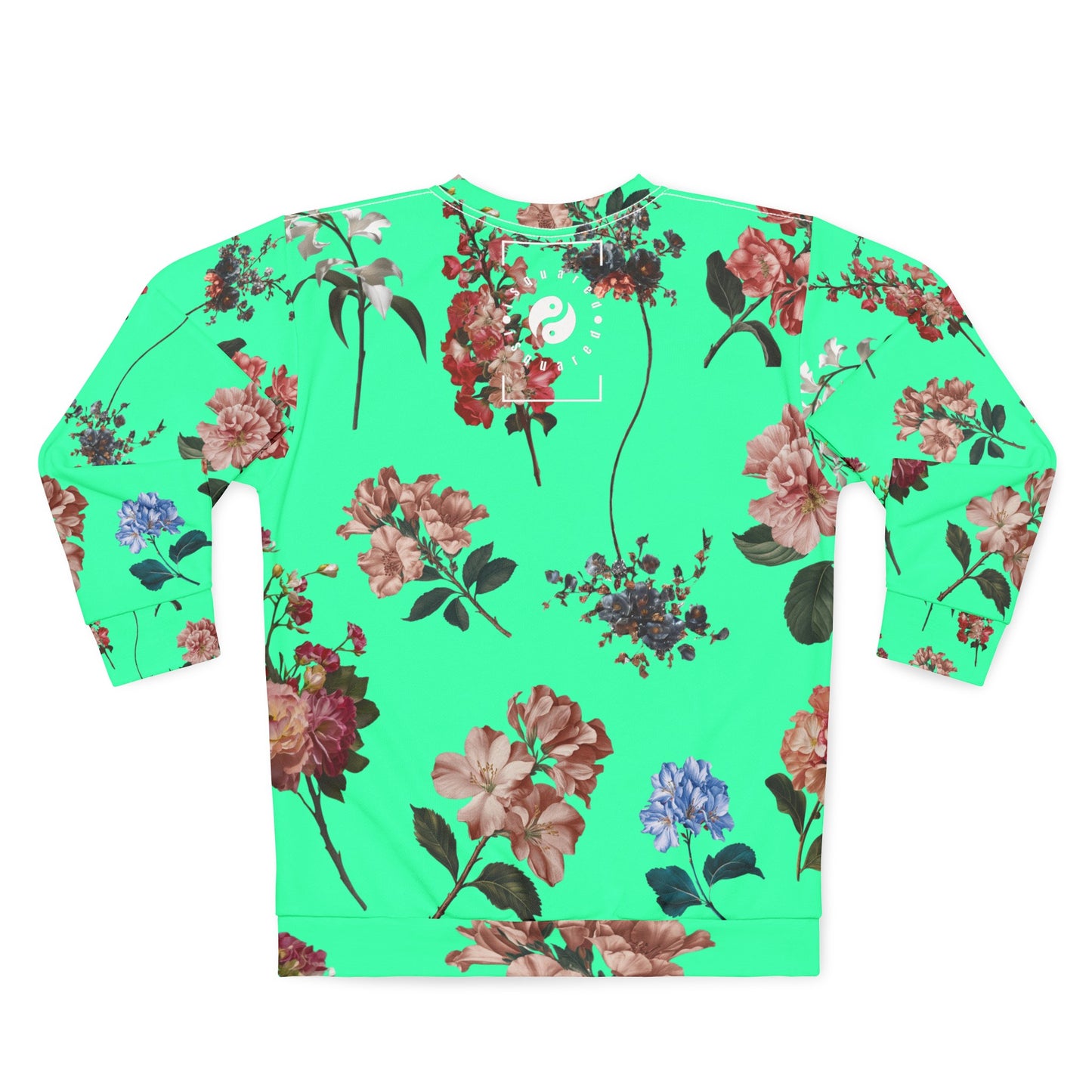 Botanicals on Turquoise - Unisex Sweatshirt