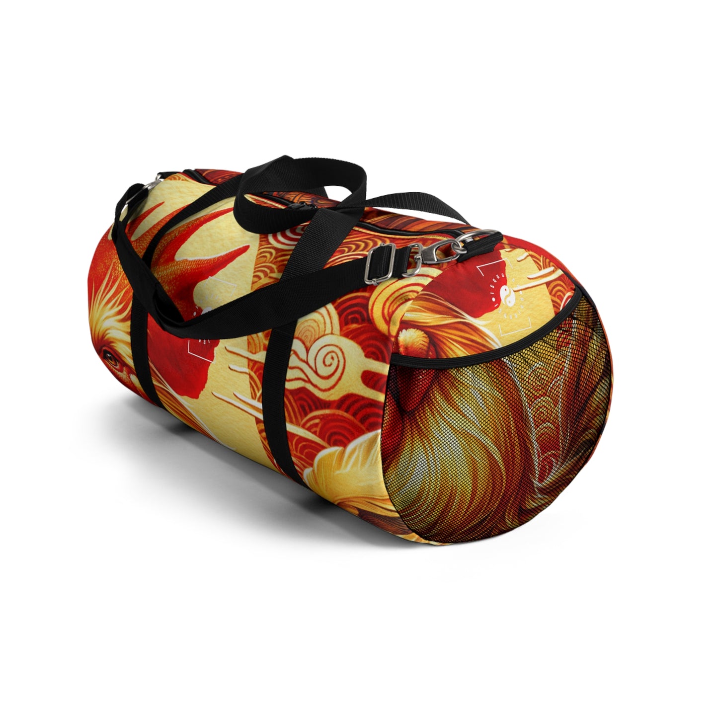 "Crimson Dawn: The Golden Rooster's Rebirth" - Duffle Bag