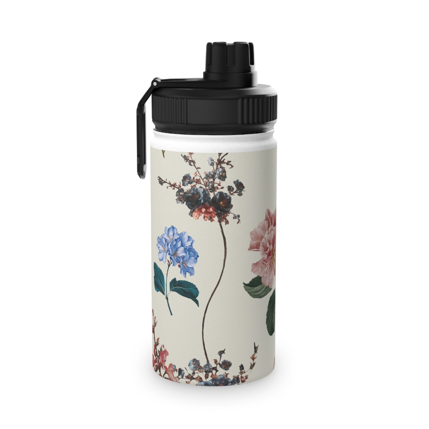 Botanicals on Beige - Sports Water Bottle