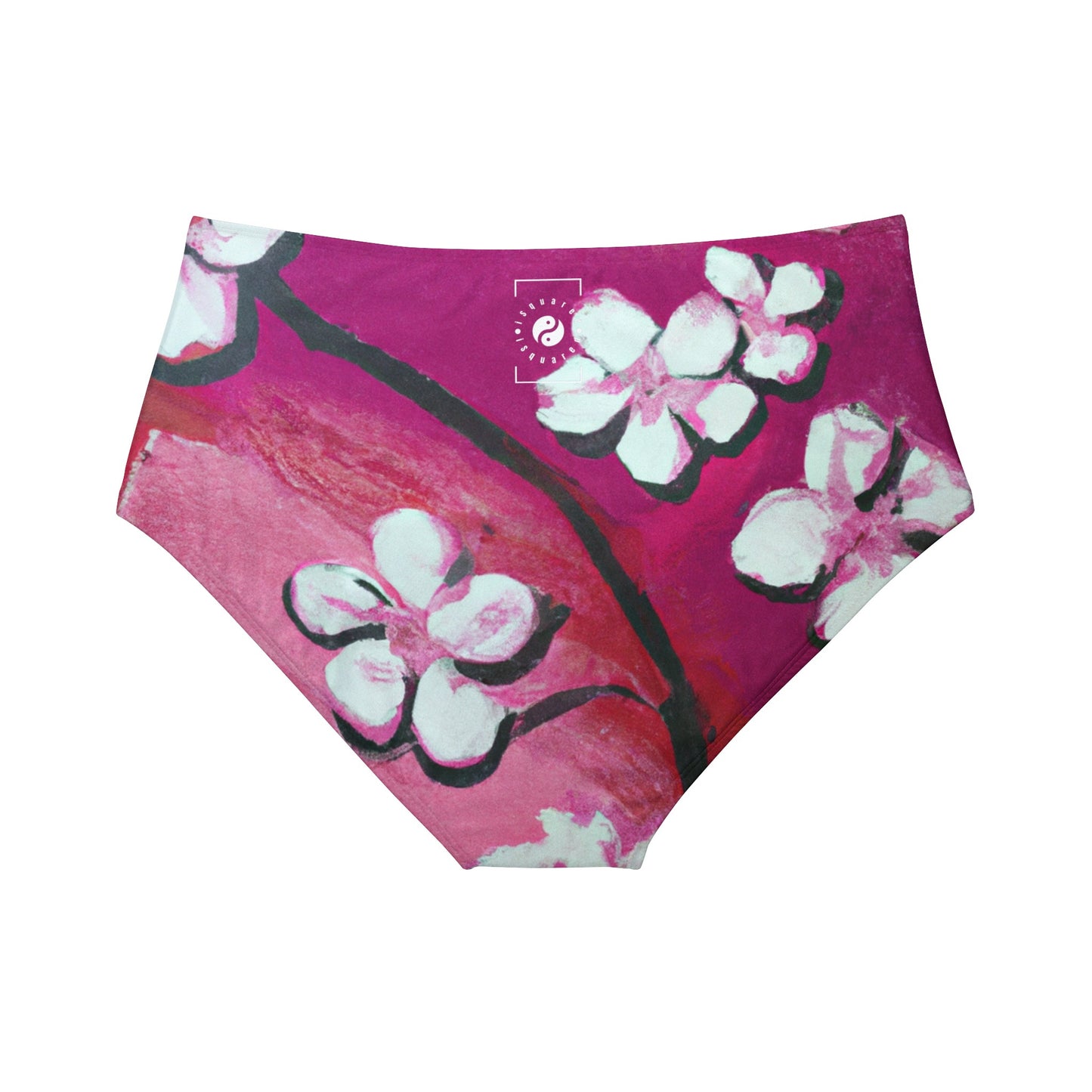 Ephemeral Blossom - High Waisted Bikini Bottom