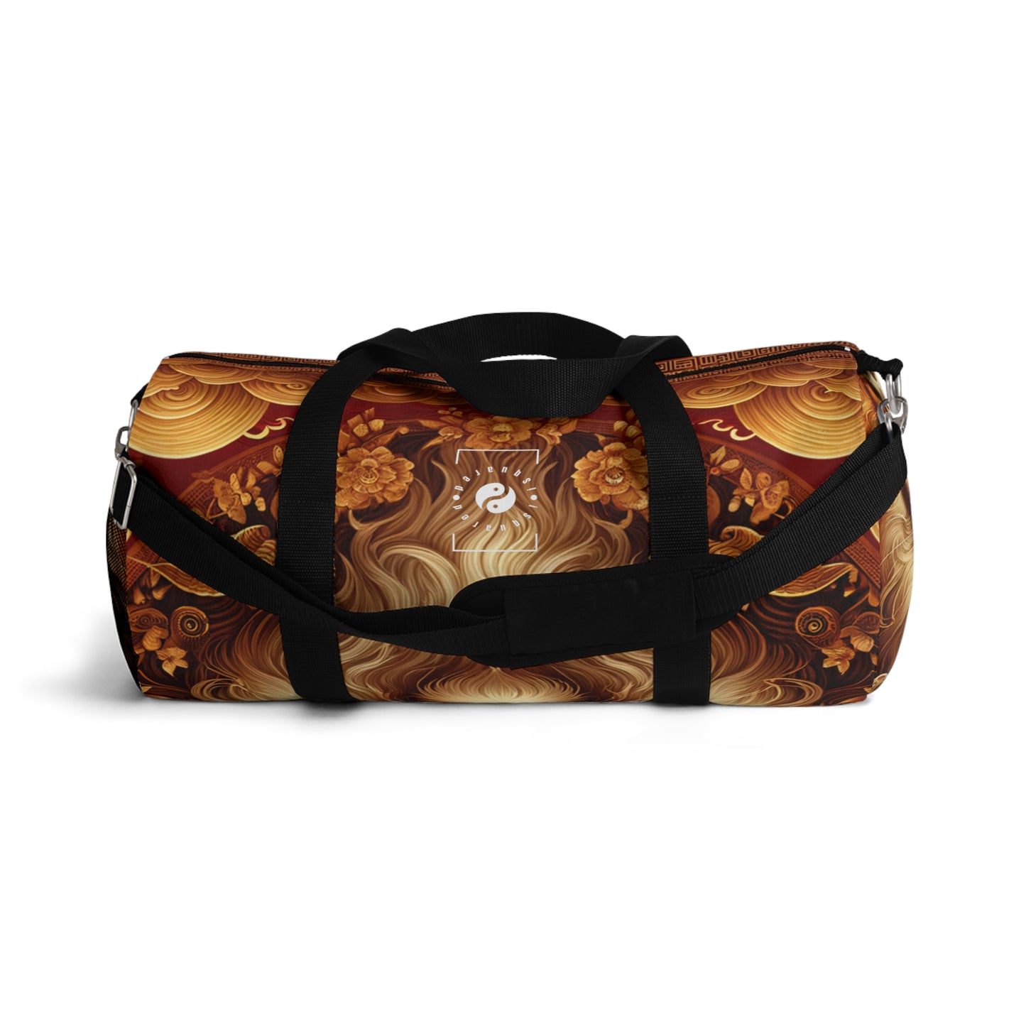 "Golden Majesty: Ascension of the Lunar Tiger" - Duffle Bag