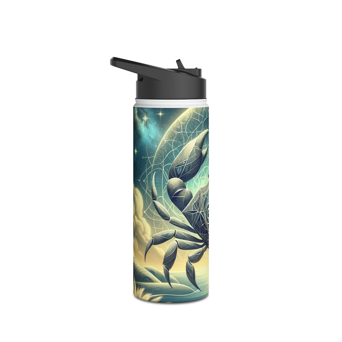 Crab Constellation Yoga - Water Bottle