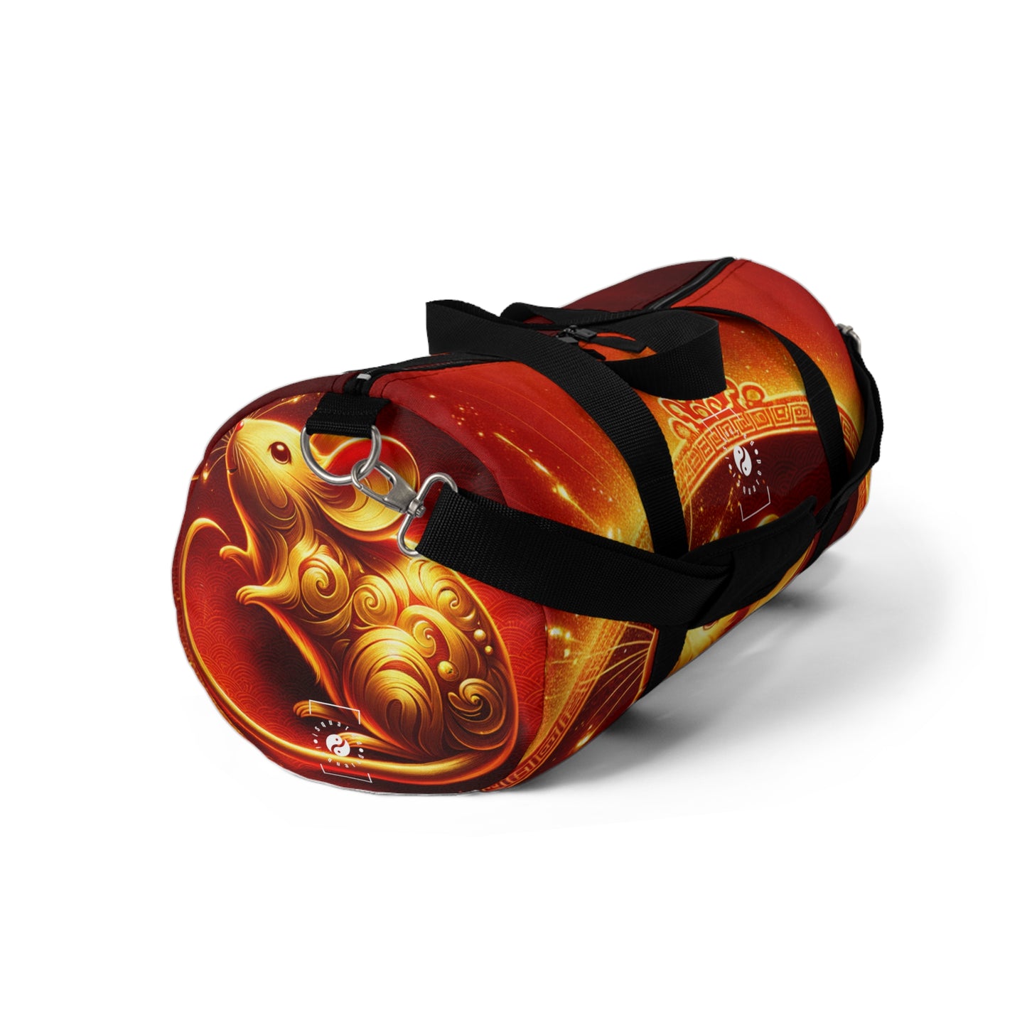 "Golden Emissary: A Lunar New Year's Tribute" - Duffle Bag