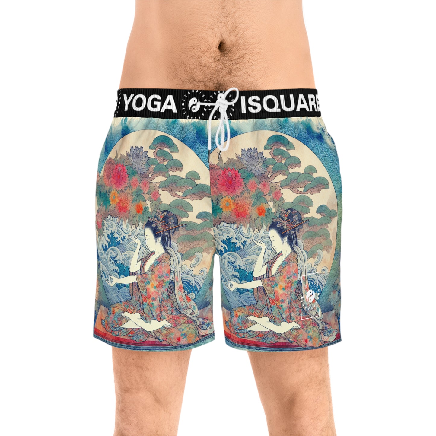 Zen No Kimochi - Swim Shorts (Mid-Length) for Men