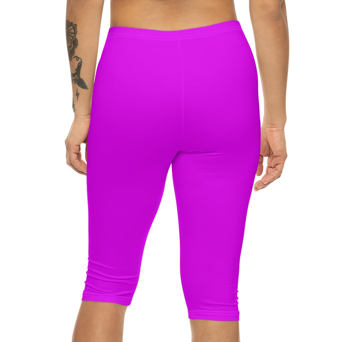 #f000ff Violet Fluo - Short Capri