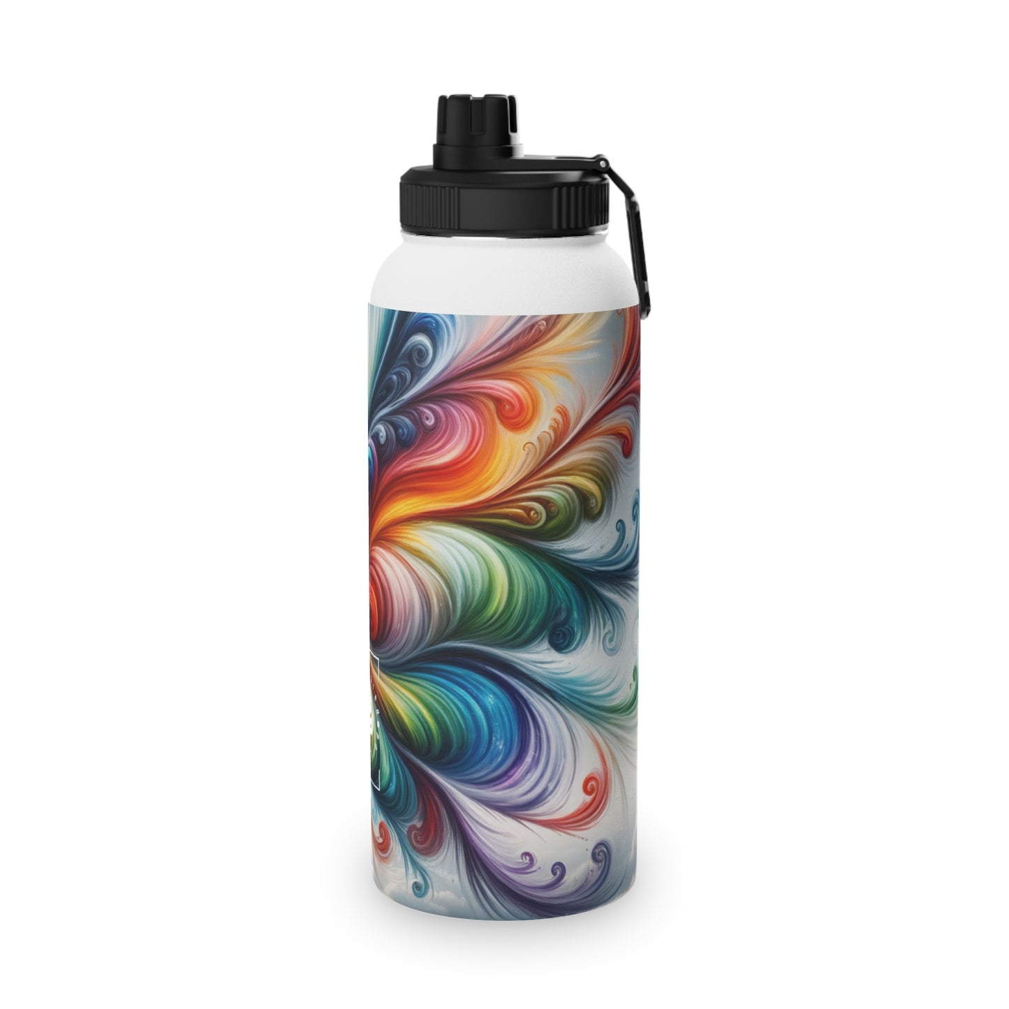 "Yogini's Rainbow Flight" - Sports Water Bottle