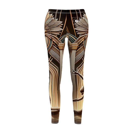 Deco Serenity: A Fusion of Opulence and Zen - Casual Leggings