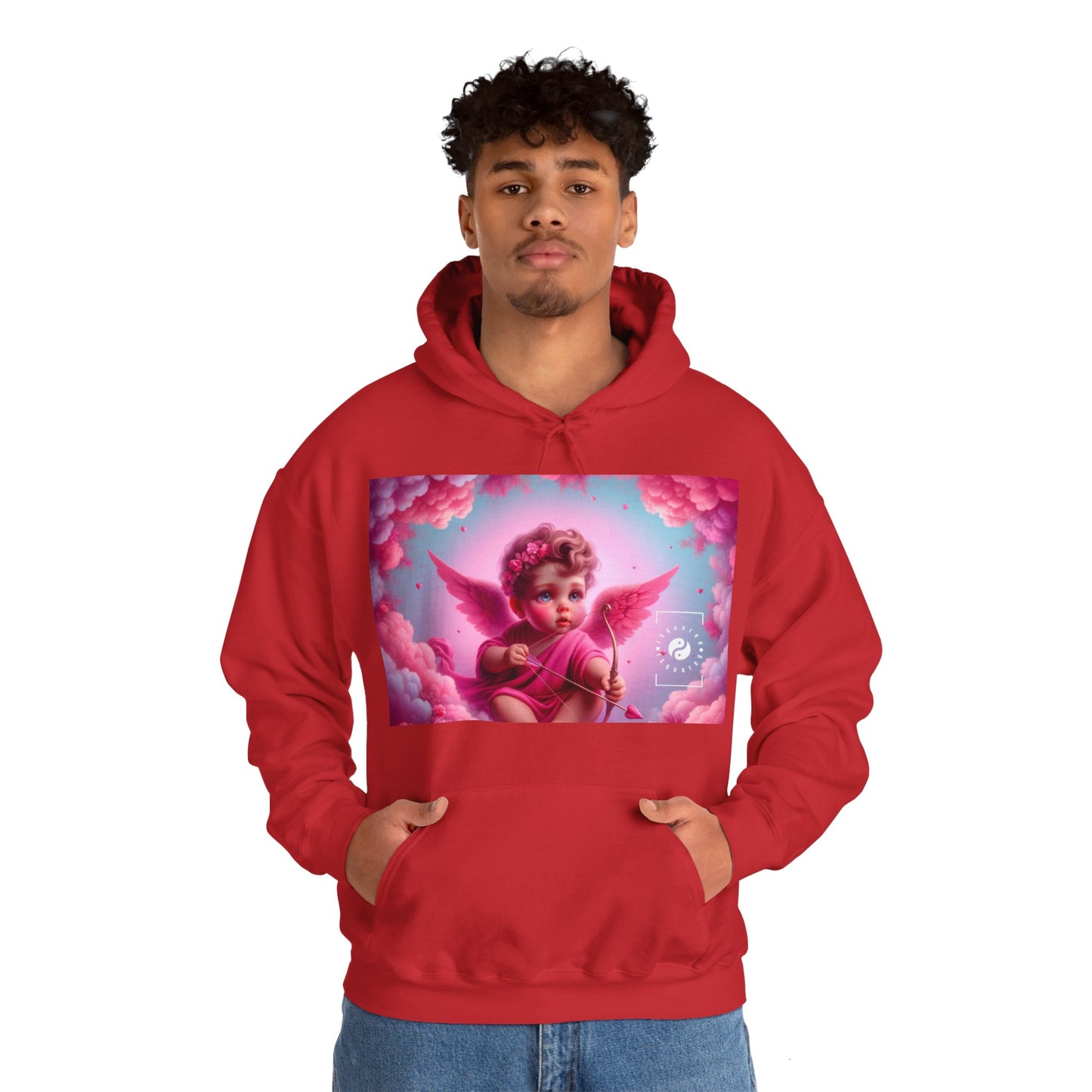 "Bold Blush : L'histoire d'amour d'un Cupidon" - Sweat à capuche 