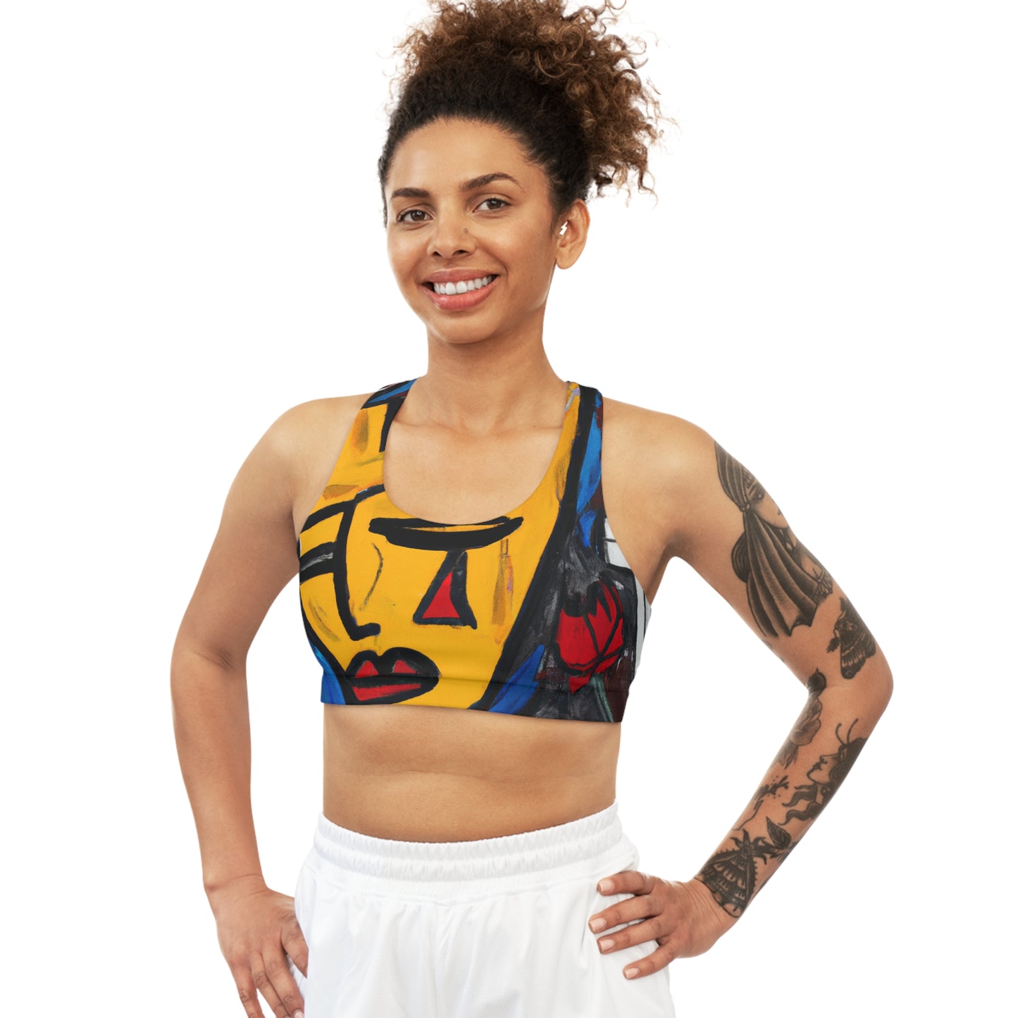 Urban Soul Hieroglyphics - Seamless Sports Bra