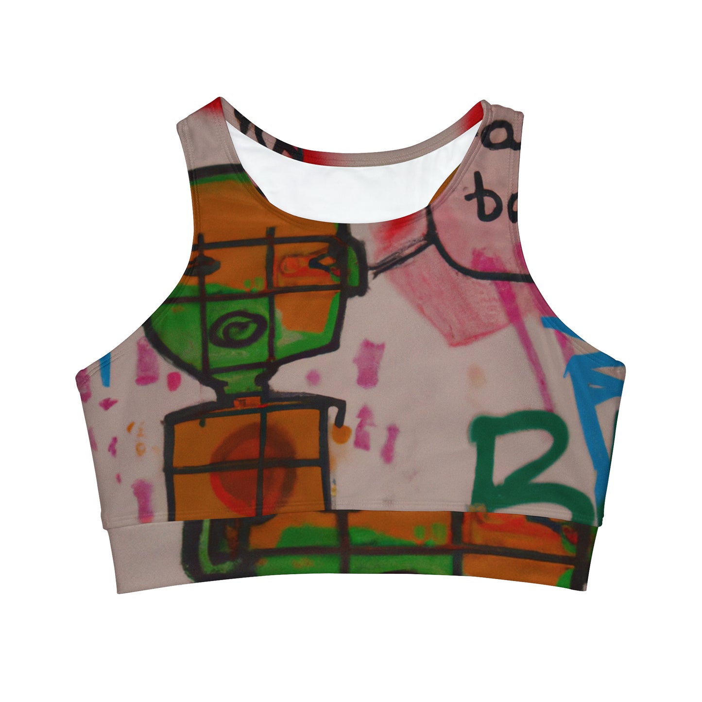 Leonardo Di Fresco - High Neck Crop Top