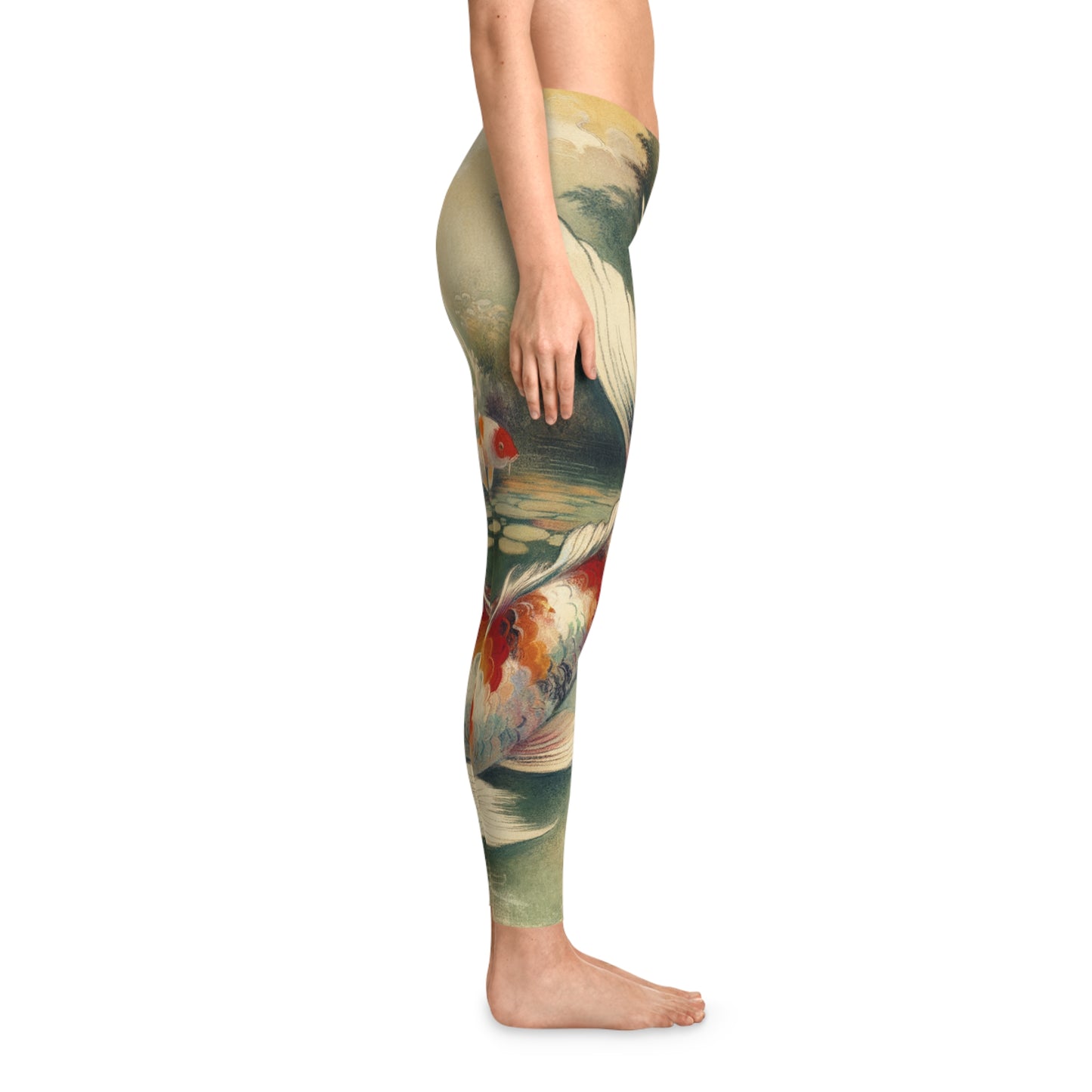 Koi Lily Pond - Unisex Tights