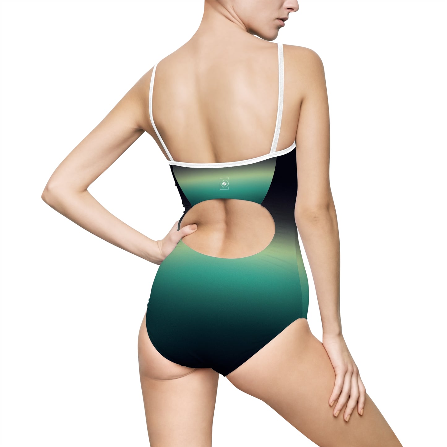 Midnight Gradients - Openback Swimsuit