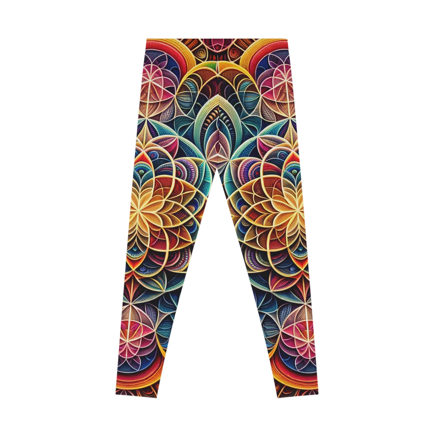 "Sacred Symmetry: Infinite Radiance of Love" - Unisex Tights