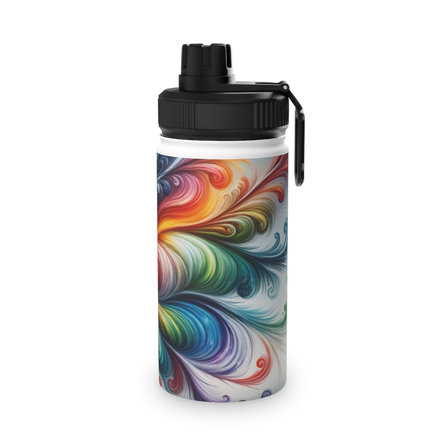 "Yogini's Rainbow Flight" - Sports Water Bottle