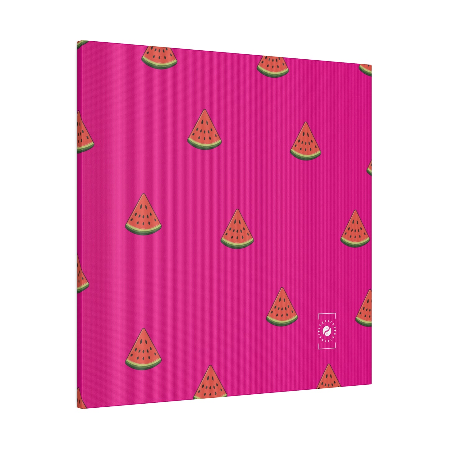 #DF0086 Pink + Watermelon - Art Print Canvas