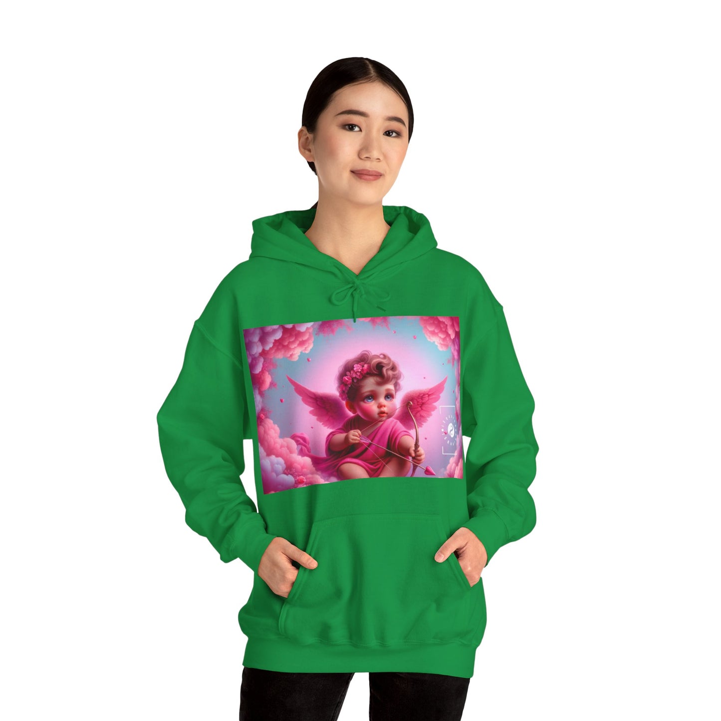 "Bold Blush: A Cupid's Love Affair" - Hoodie