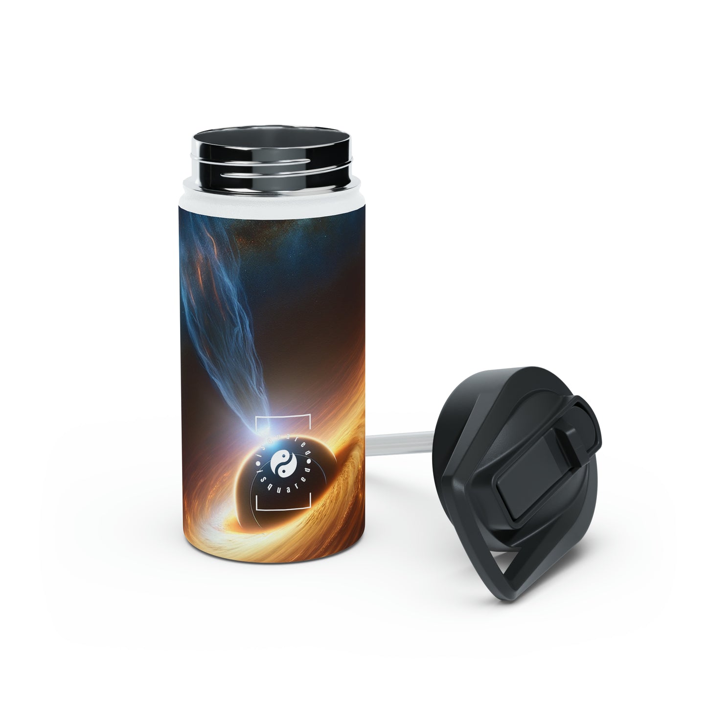 "Discs of Illumination: Black Hole Reverie" - Water Bottle