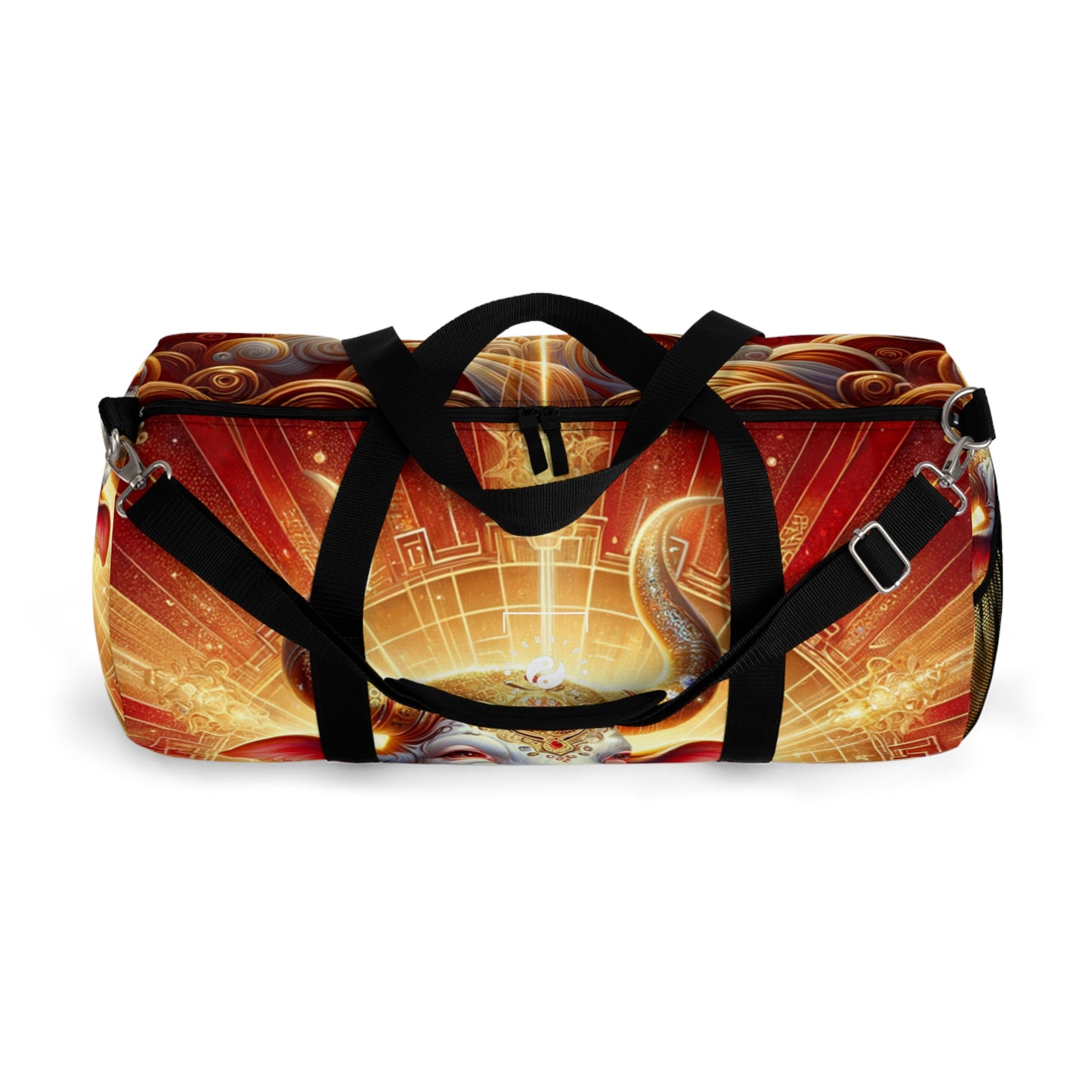 "Golden Euphoria: A Dance of the Divine Bovine" - Duffle Bag