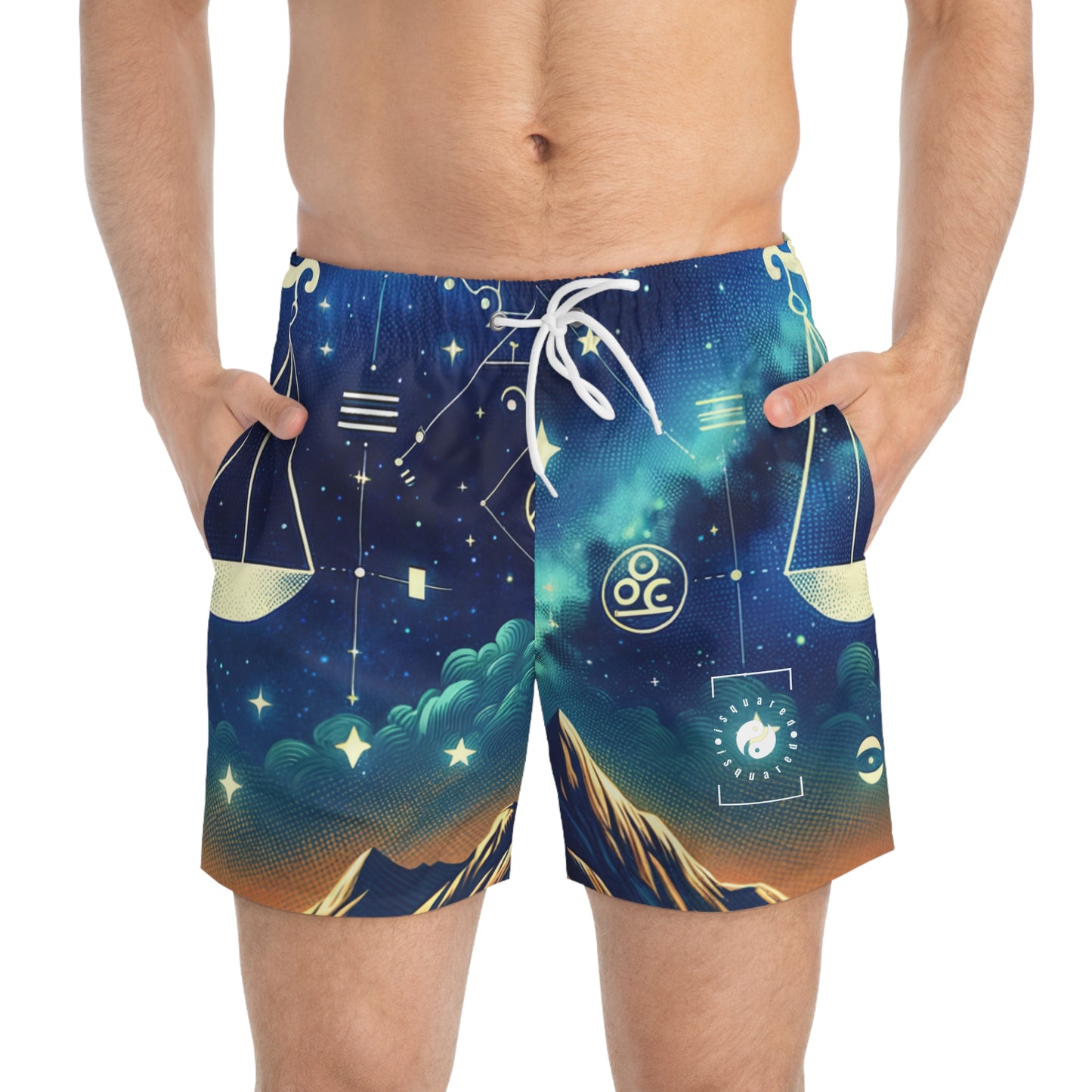 Celestial Libra - Swim Trunks for Men