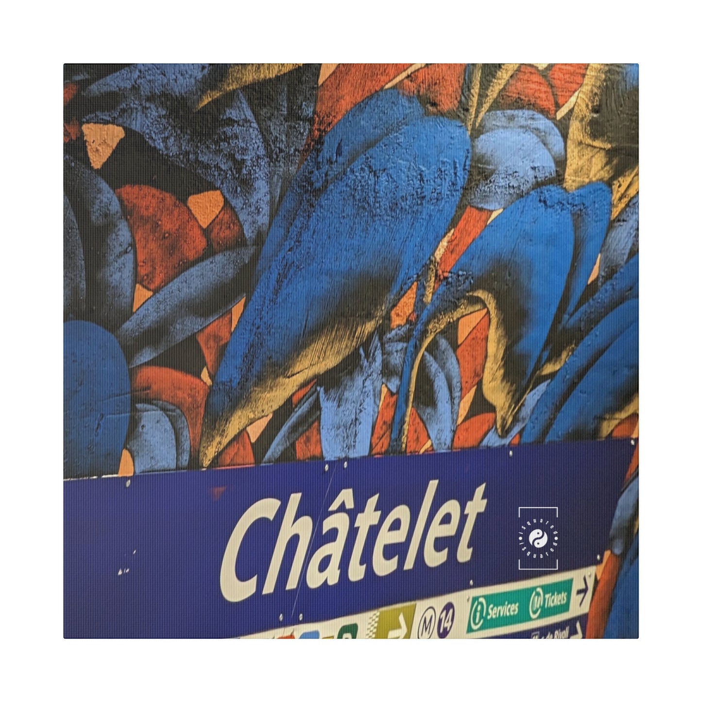 Châtelet - Impression sur toile