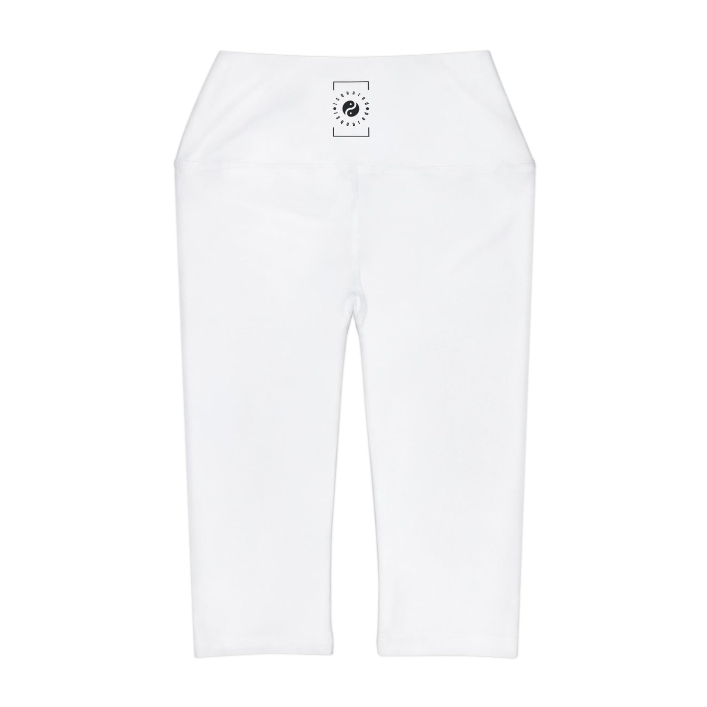 Angel White - Legging Capri Taille Haute 