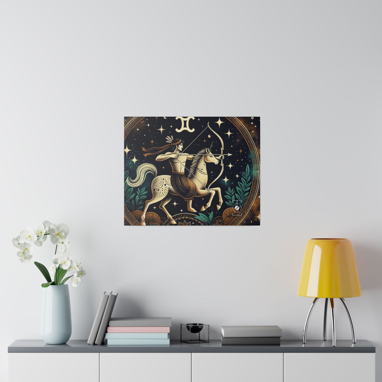 Sagittarius Emblem - Art Print Canvas