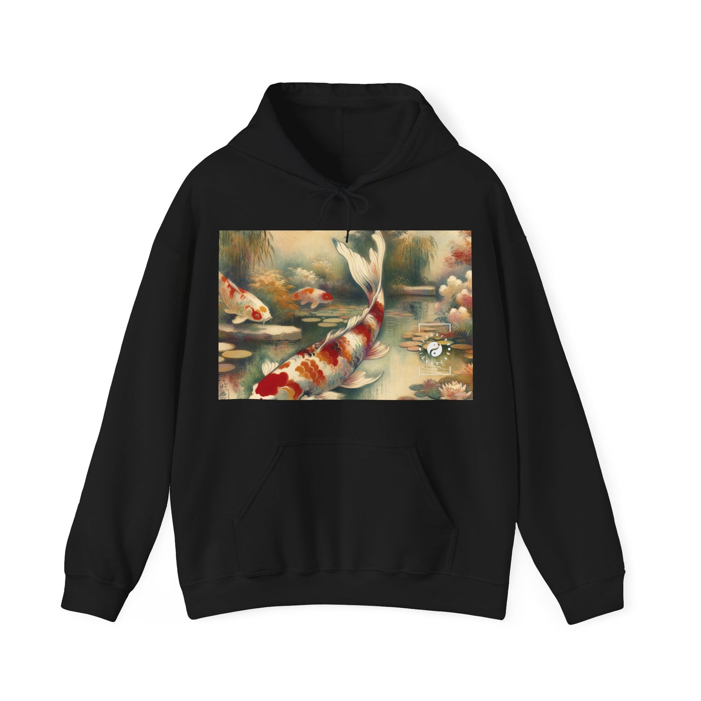 Koi Lily Pond - Sweat à capuche 