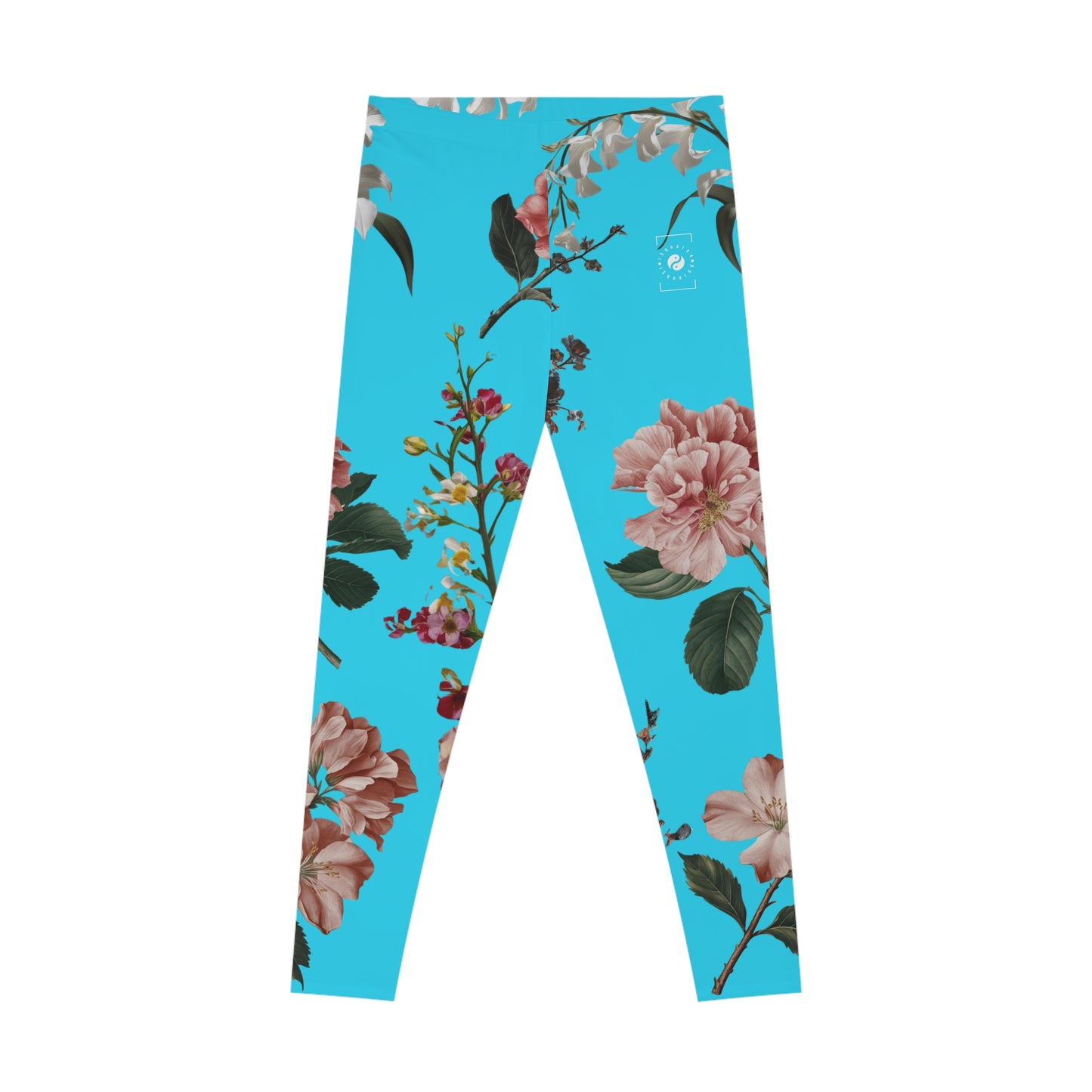 Botanicals on Azure - Unisex Tights