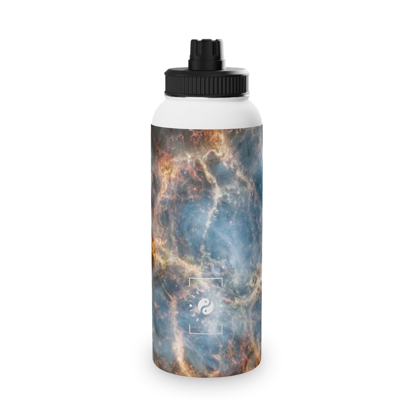 Crab Nebula (NIRCam and MIRI Image) - Sports Water Bottle