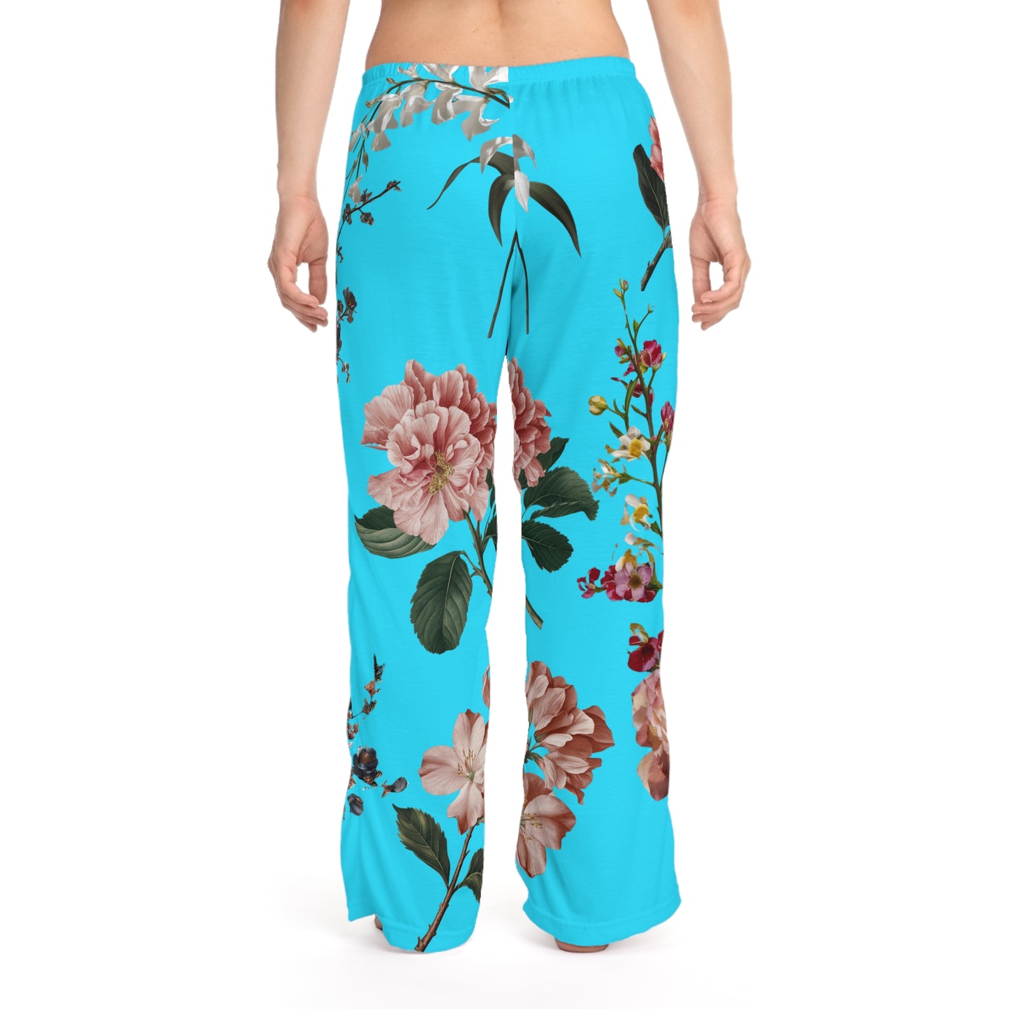 Botanicals on Azure - Pantalon de détente pour femme