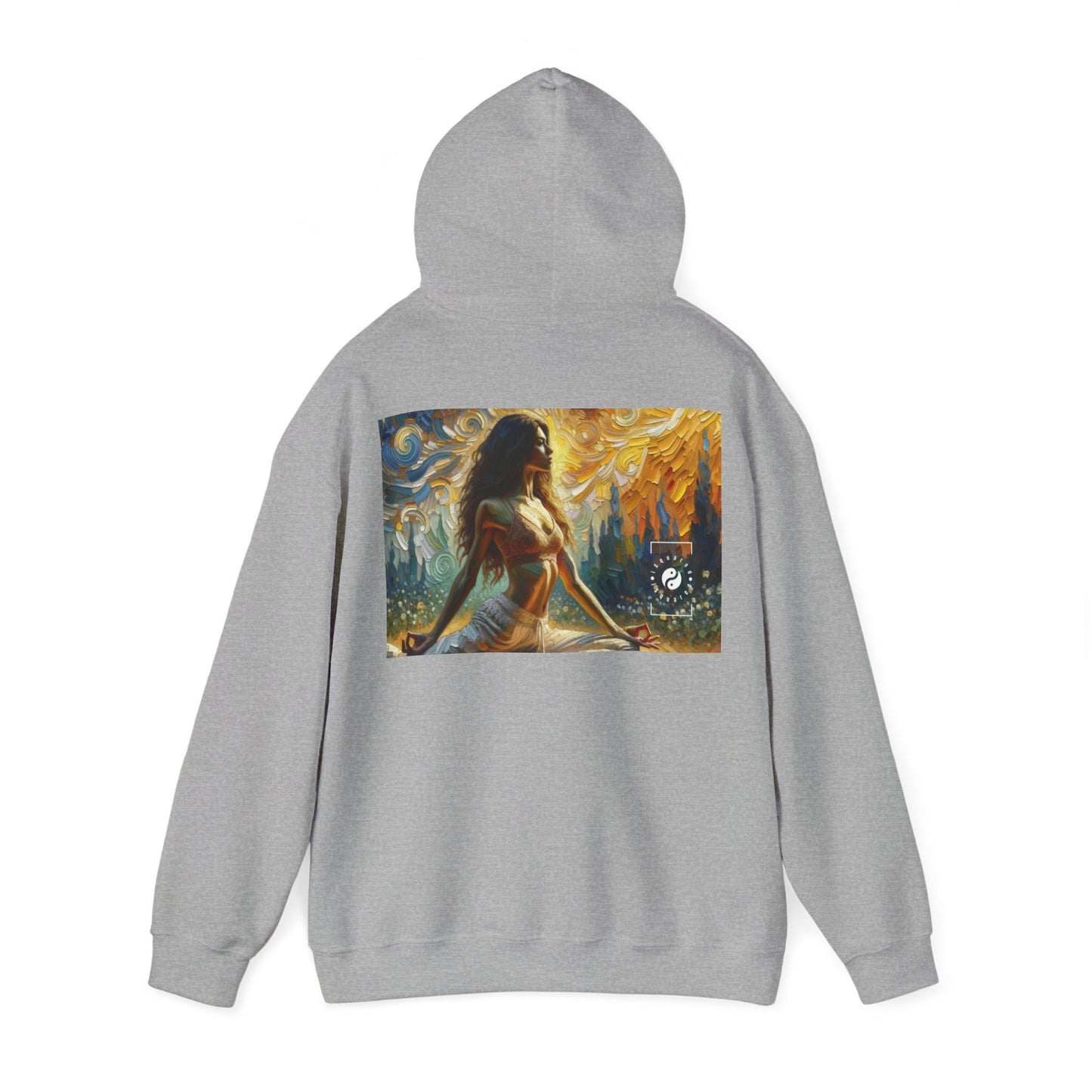 "Golden Warrior: A Tranquil Harmony" - Hoodie