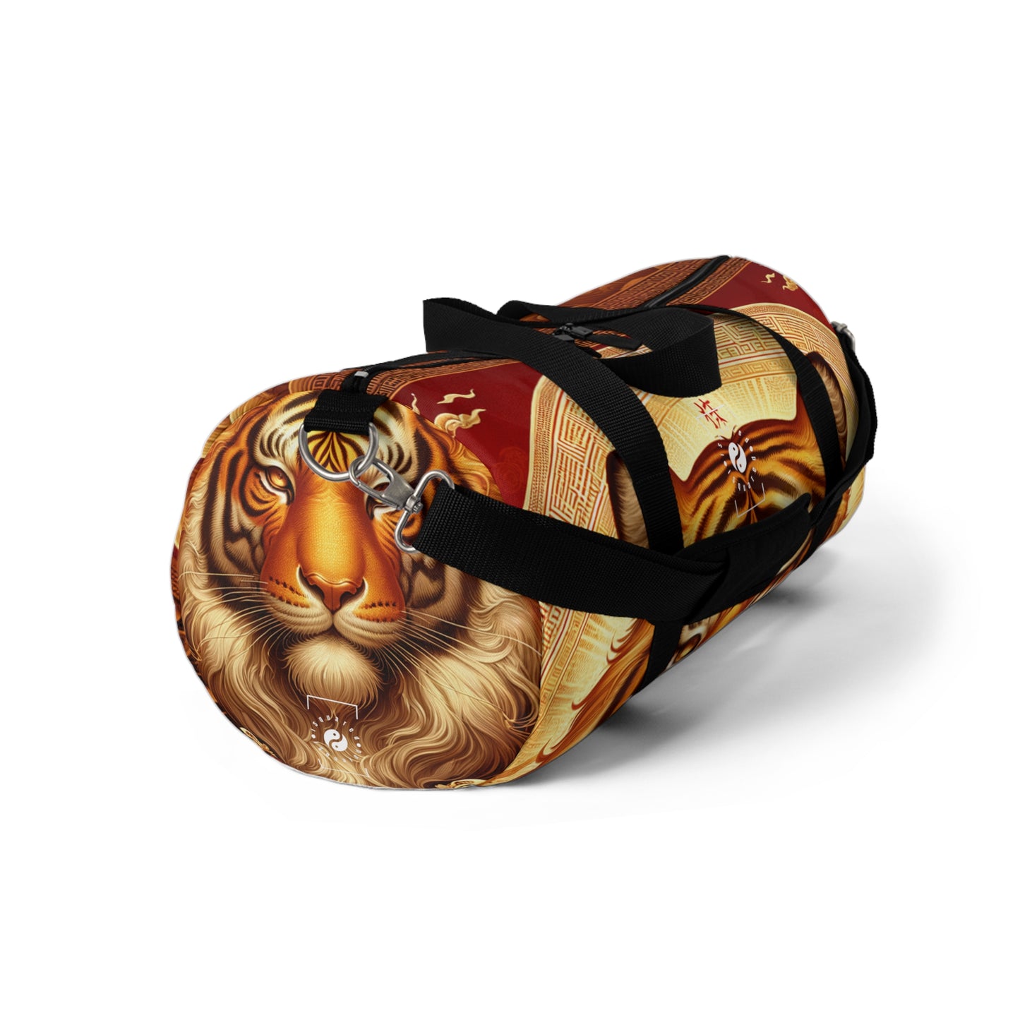 "Golden Majesty: Ascension of the Lunar Tiger" - Duffle Bag