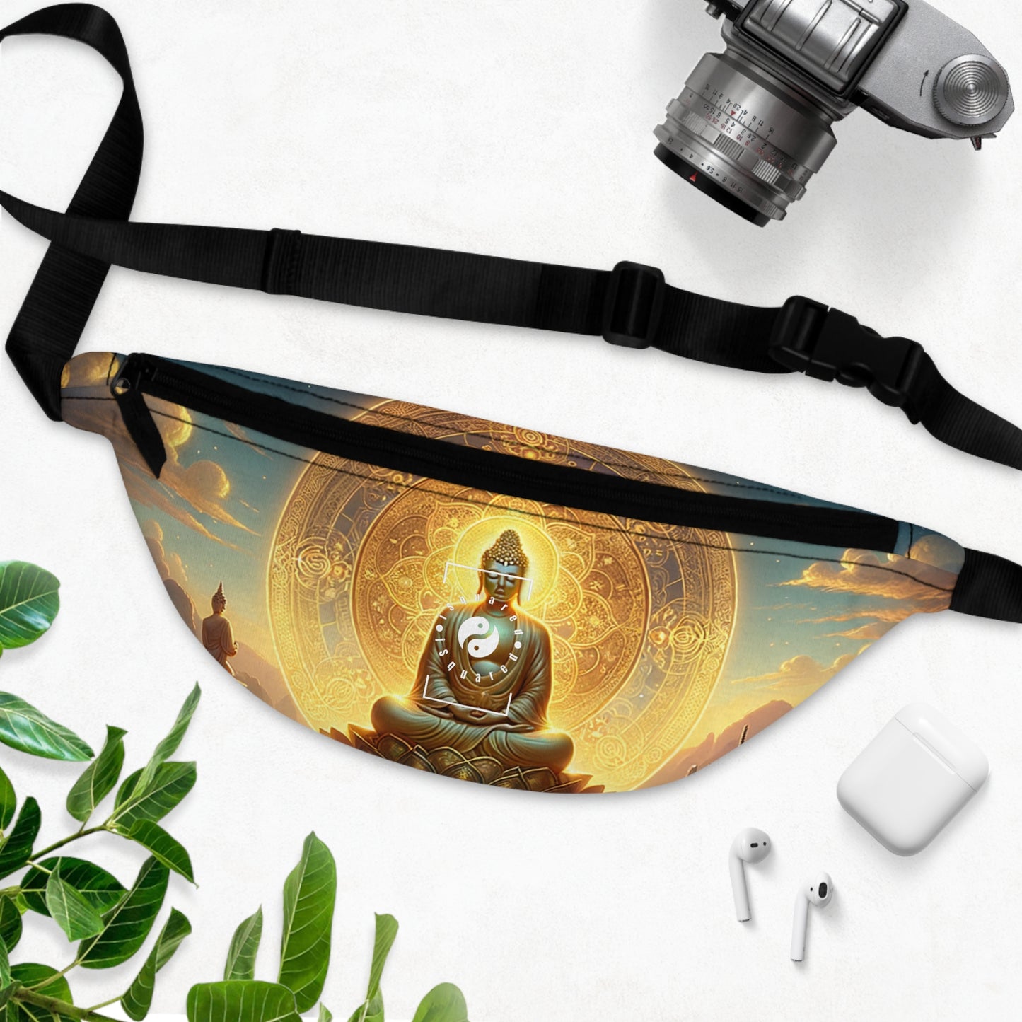 "Serenity in Transience: Illuminations of the Heart Sutra" - Fanny Pack