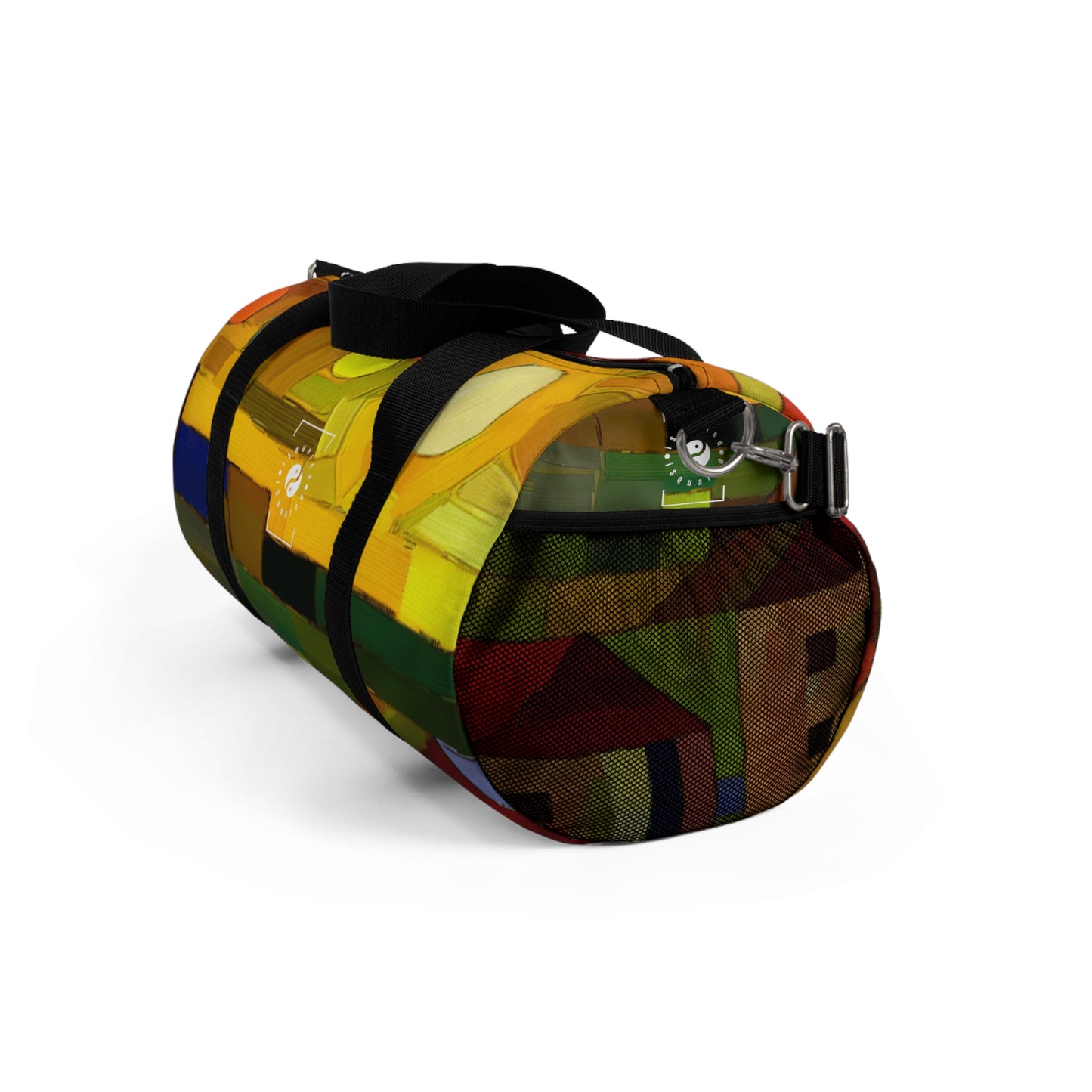 "Earthen Adobes in Hues of Hundertwasser" - Duffle Bag