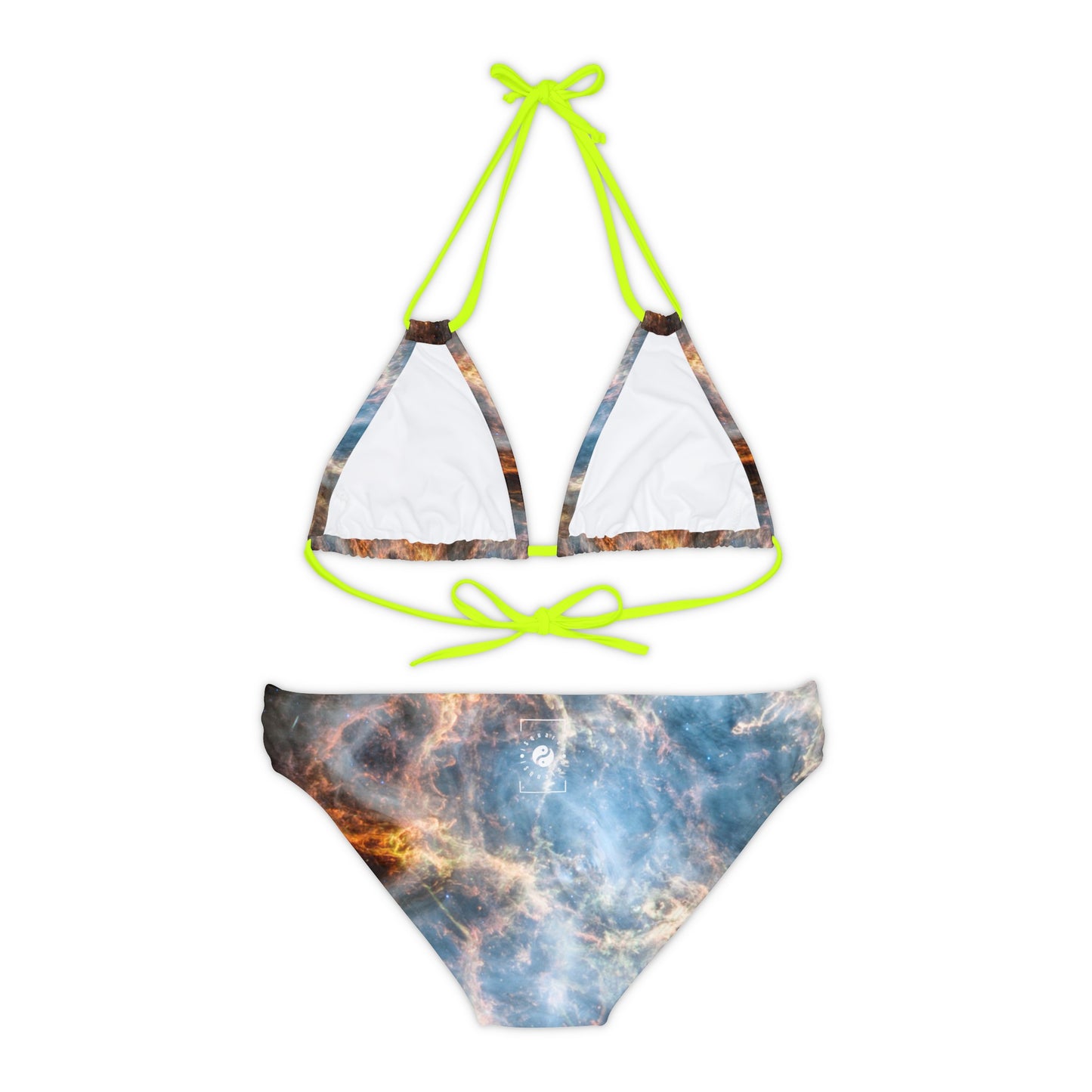 Crab Nebula (NIRCam and MIRI Image) - Lace-up Bikini Set