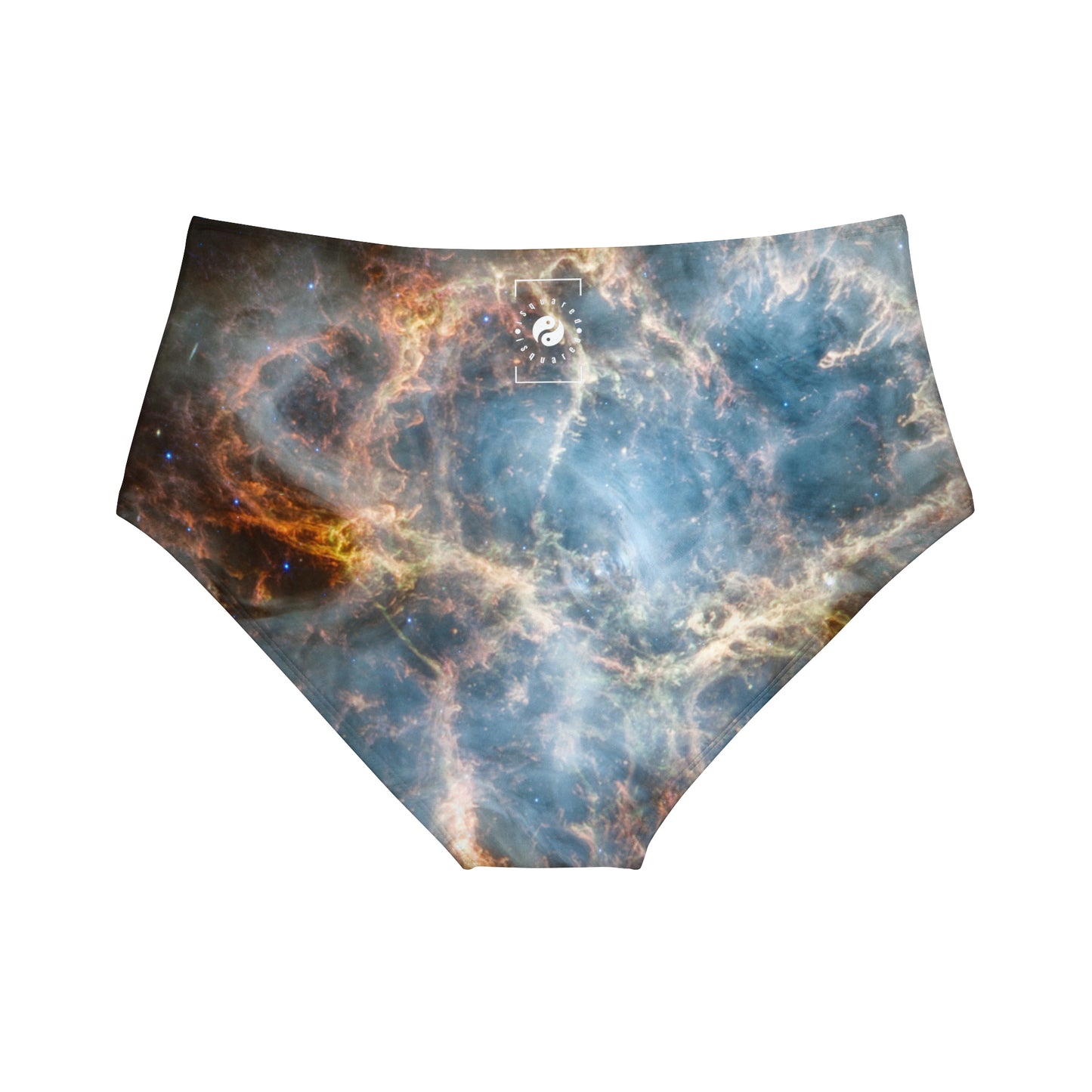 Crab Nebula (NIRCam and MIRI Image) - High Waisted Bikini Bottom