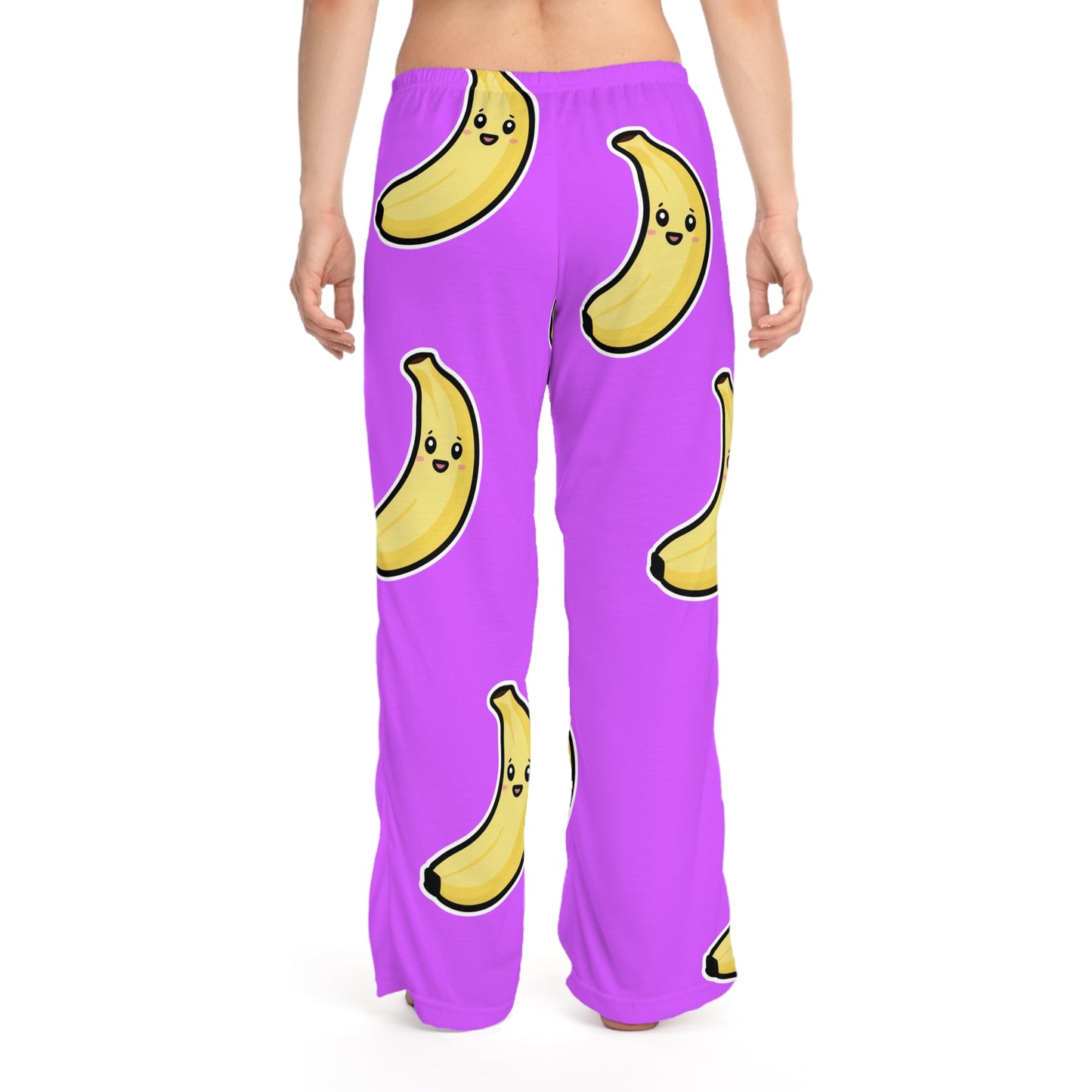 #D65BFF Violet + Banane - Pantalon lounge femme