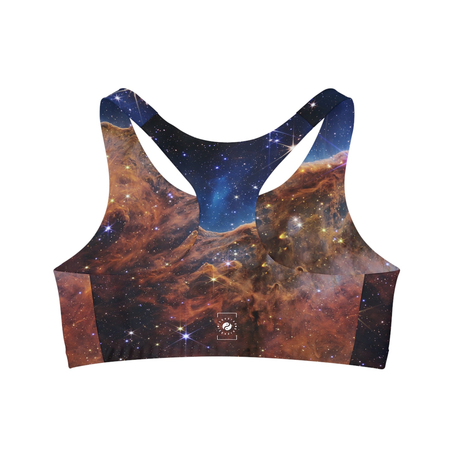 “Cosmic Cliffs” in the Carina Nebula (NIRCam Image) - JWST Collection - Seamless Sports Bra