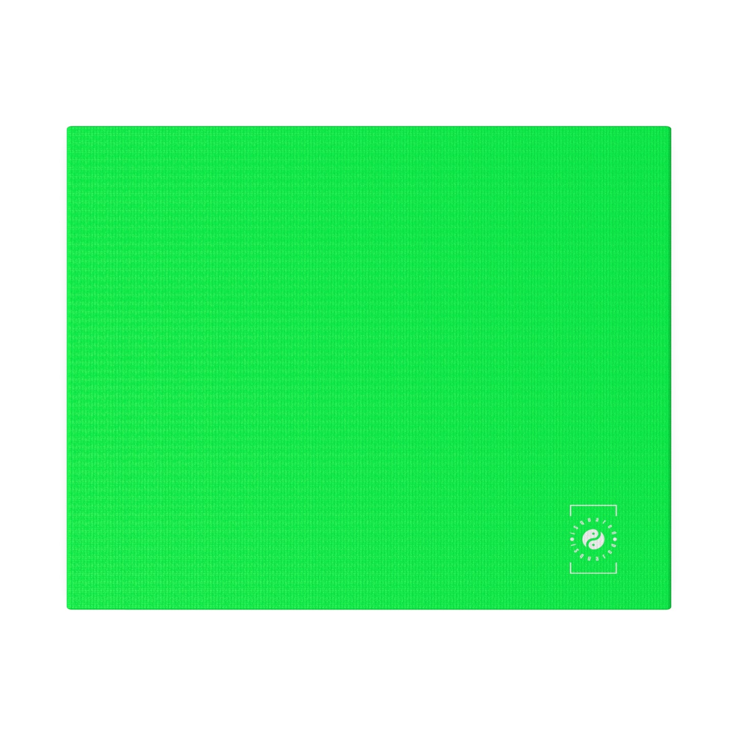 #0FFF50 Neon Green - Art Print Canvas