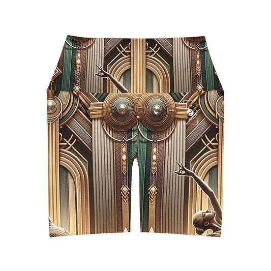 Deco Serenity: A Fusion of Opulence and Zen - shorts