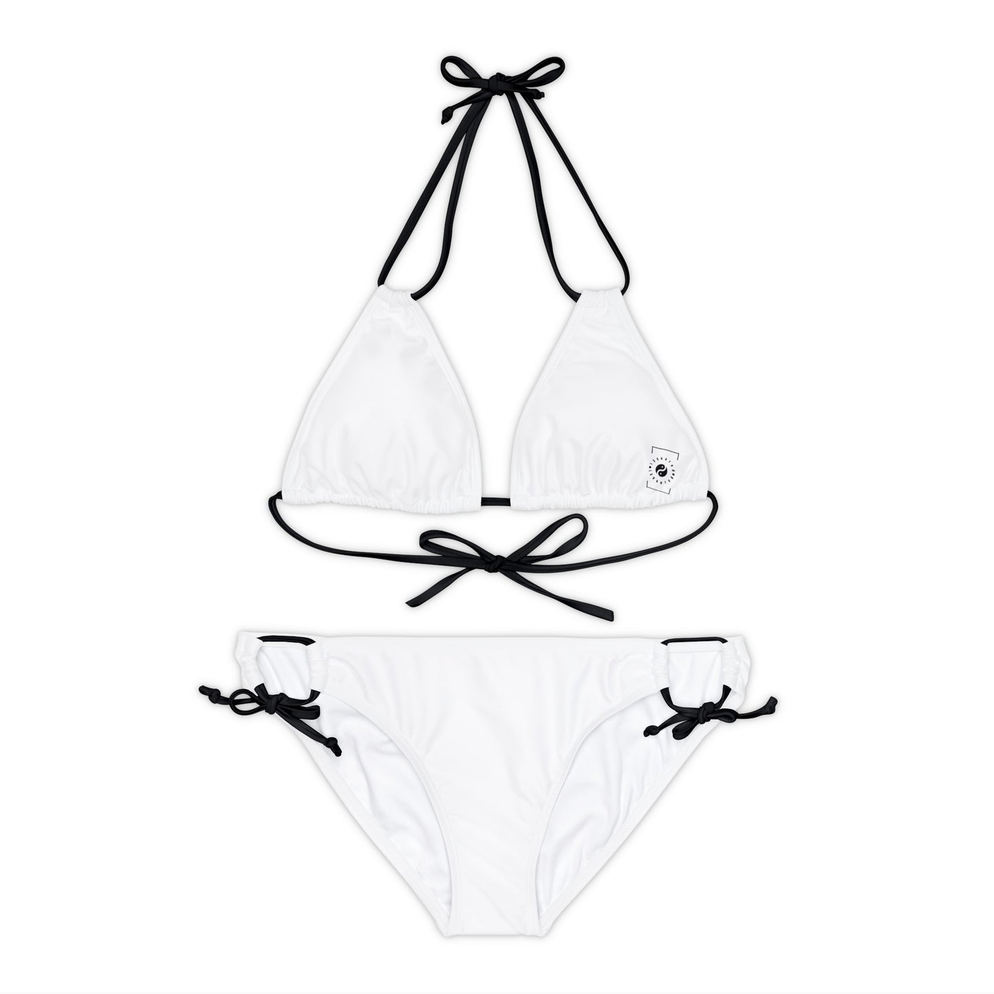 Angel White - Ensemble bikini à lacets 