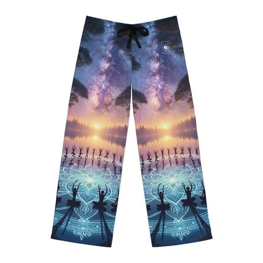 "Celestial Serenity: Mandala's Reflection" - men's Lounge Pants