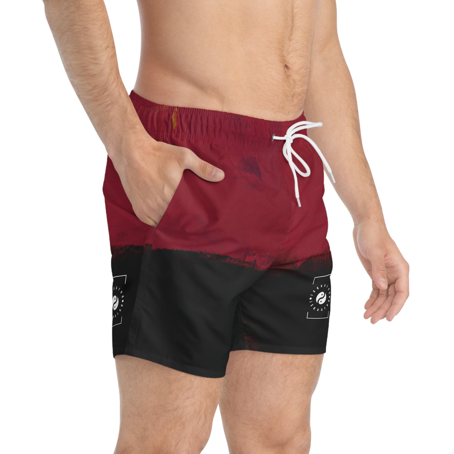 Nocturnal Vermillion - Swim Trunks for Men