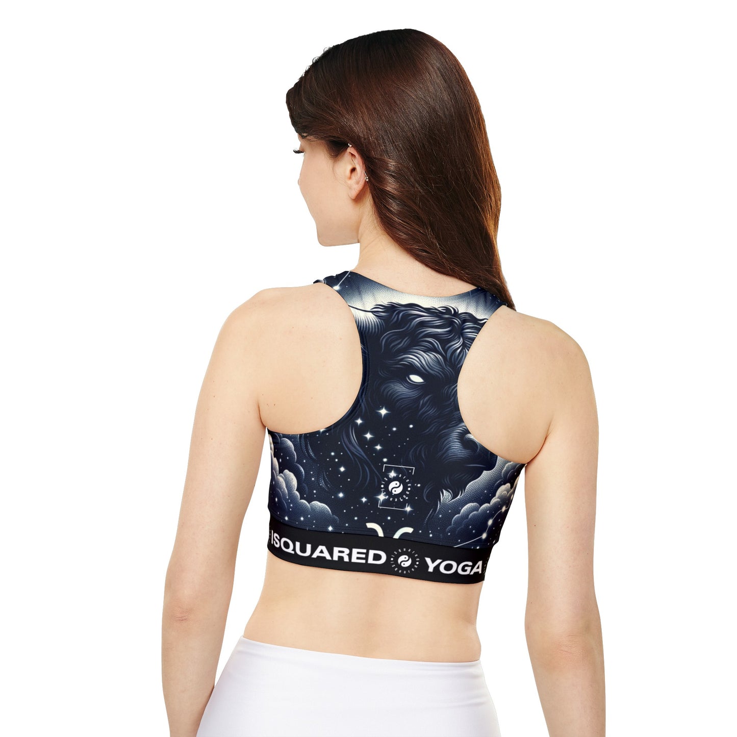 Celestial Taurine Constellation - Lined & Padded Sports Bra