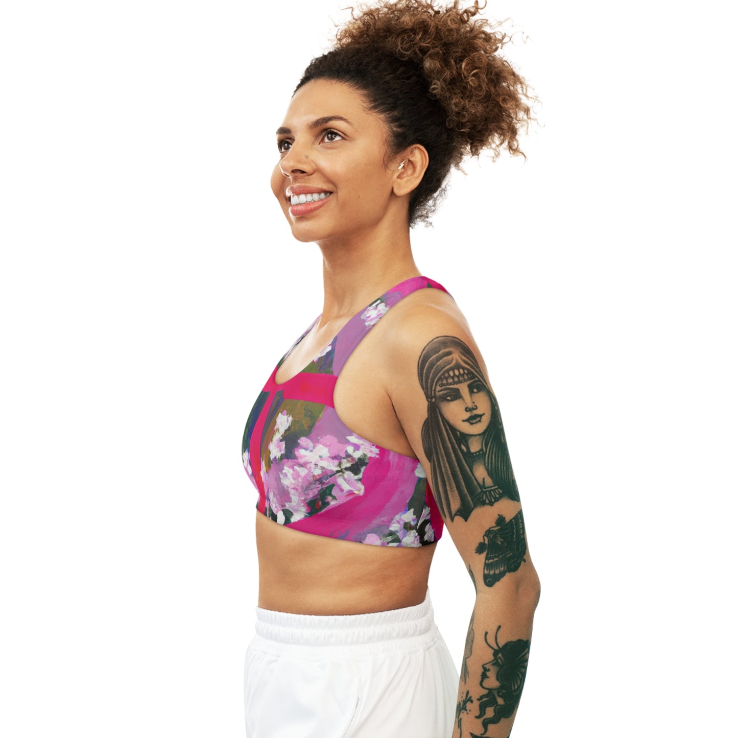 "Bloom Resurgence" - Soutien-gorge de sport sans couture 