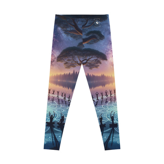 "Celestial Serenity: Mandala's Reflection" - Unisex Tights