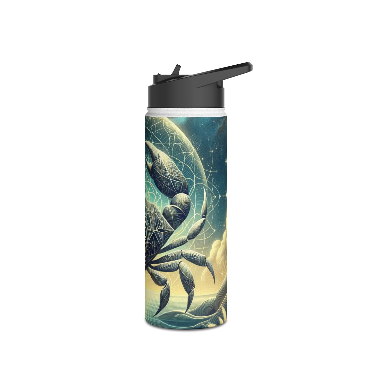 Crab Constellation Yoga - Water Bottle