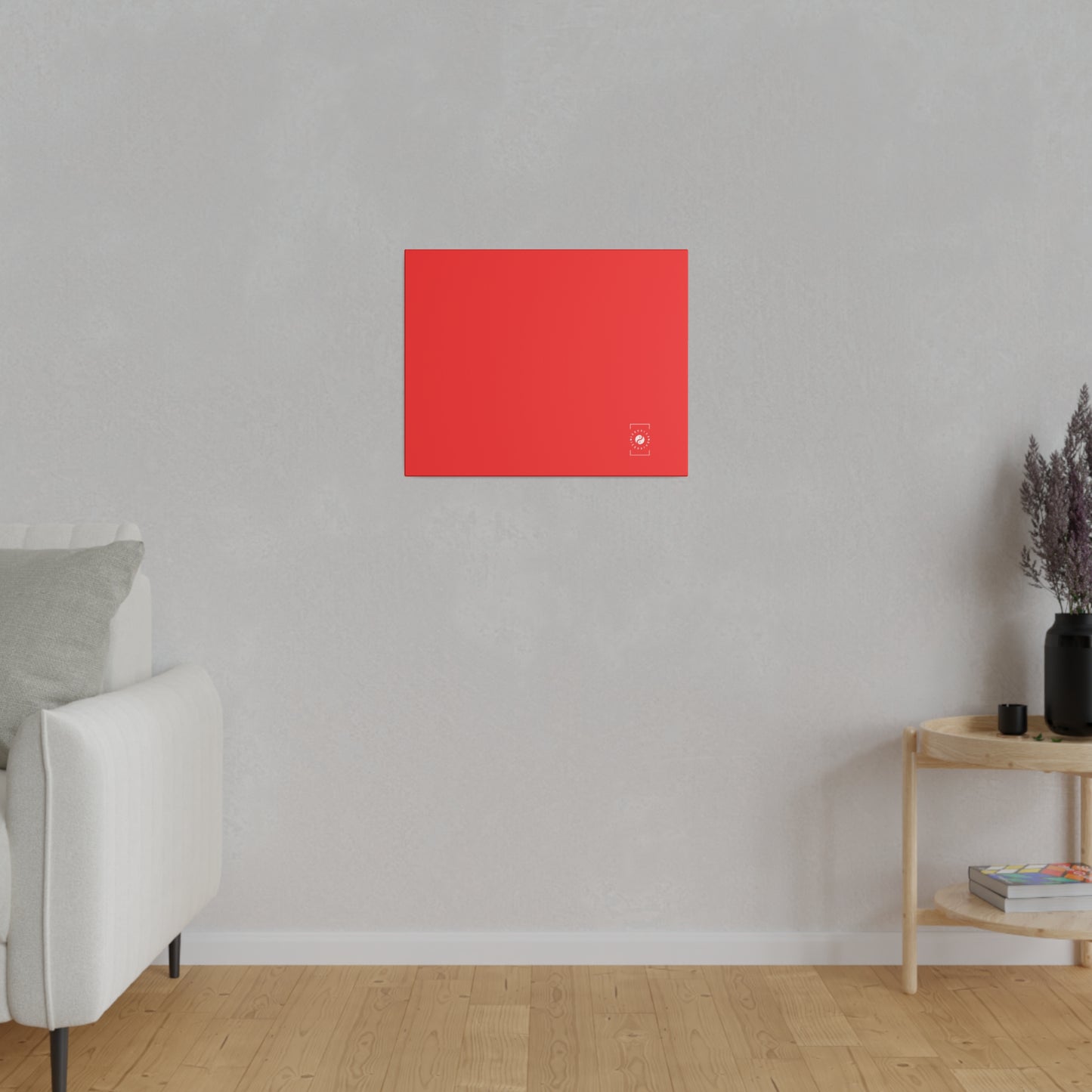 Rouge vif FF3131 - Impression sur toile