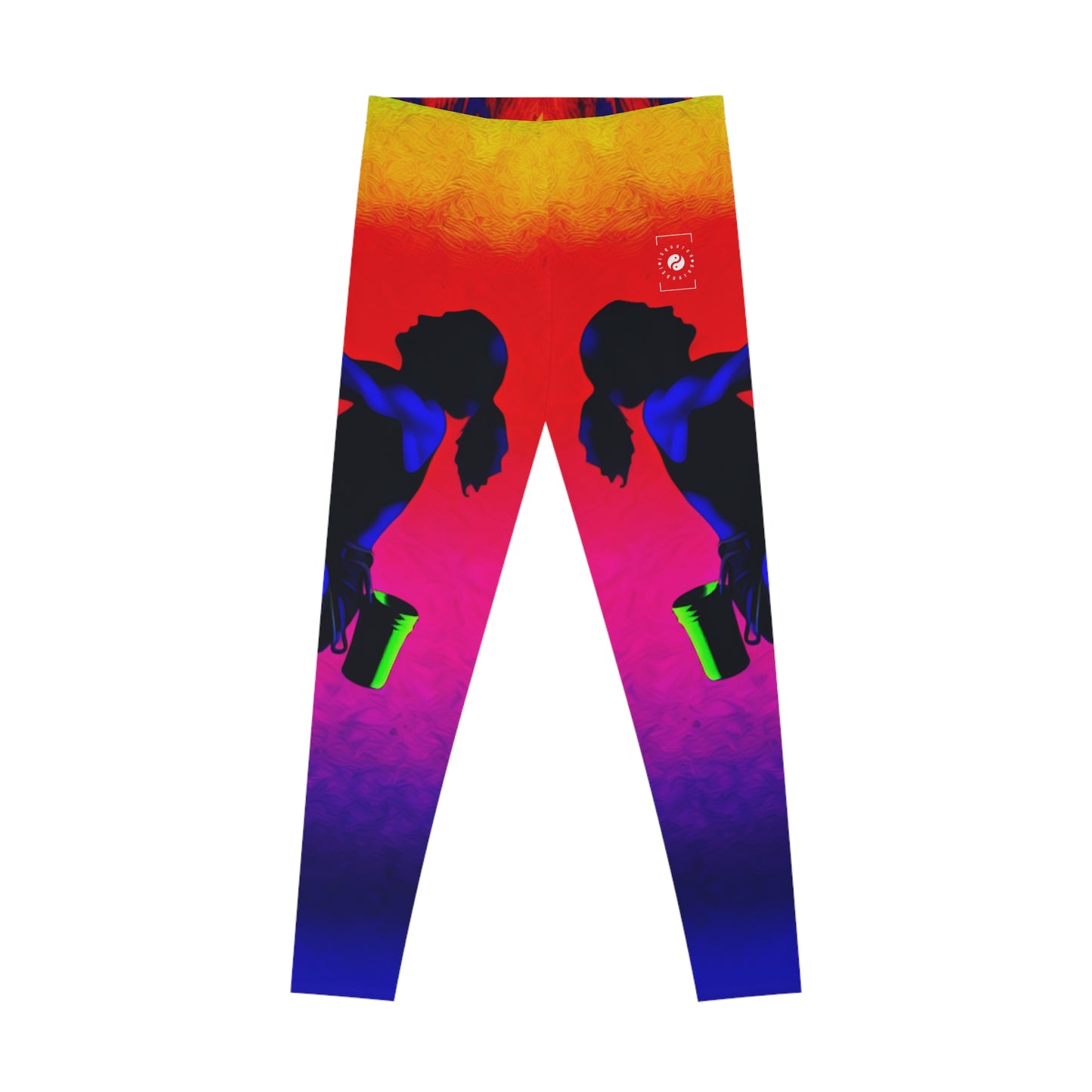 "Technicolour Ascent: The Digital Highline" - Unisex Tights